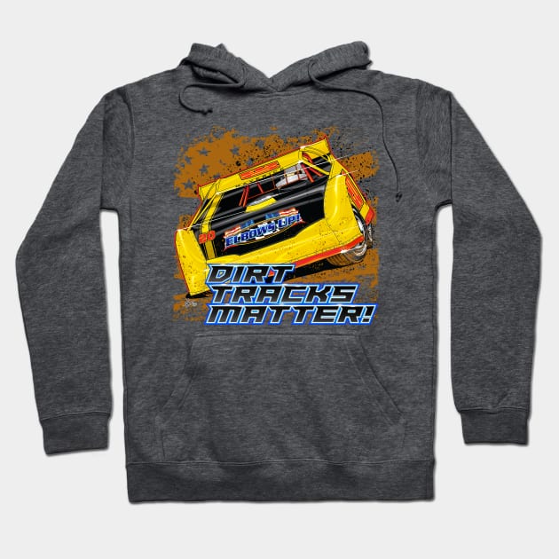 Dirt Track Matters! Hoodie by Artslave Custom Car Art